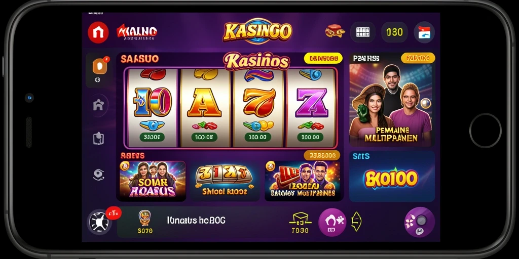 Tampilan permainan slot dengan grafis yang memukau.