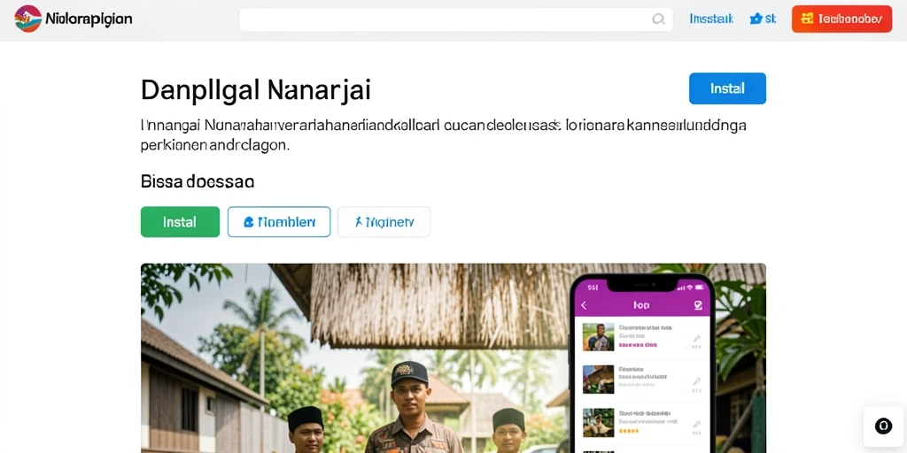 Tampilan antarmuka yang user-friendly.