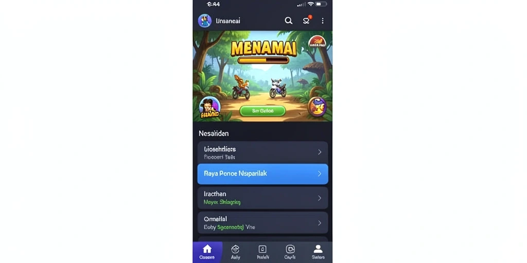 Layar utama 9ET dengan berbagai pilihan permainan slot.