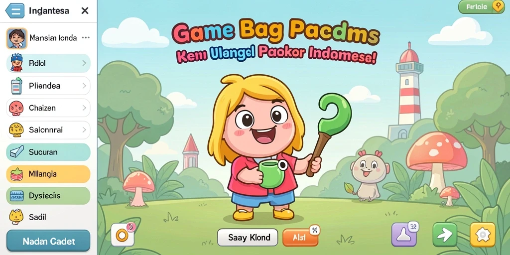 Screenshot menampilkan berbagai pilihan permainan slot yang tersedia.