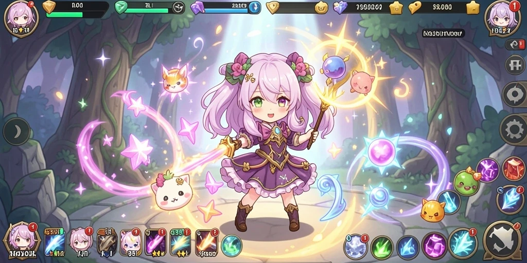 Tampilan mesin slot yang menarik dan penuh warna.