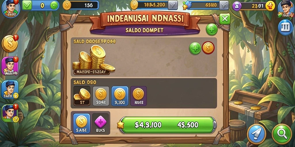 Tampilan awal yang menarik dan dinamis.