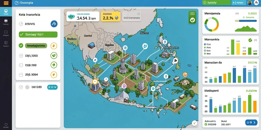 Screenshot menampilkan antarmuka utama GIM999 yang menarik.