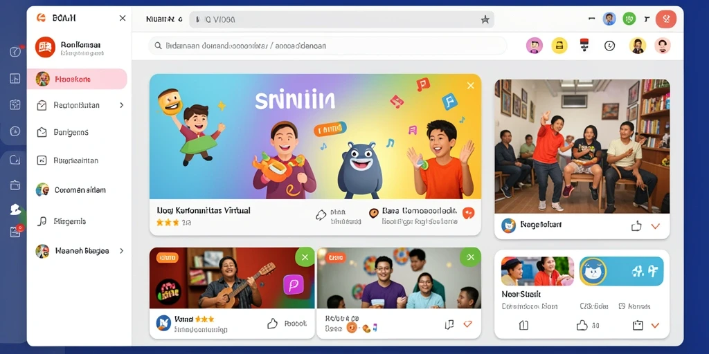 Tampilan antarmuka yang menarik dan user-friendly.