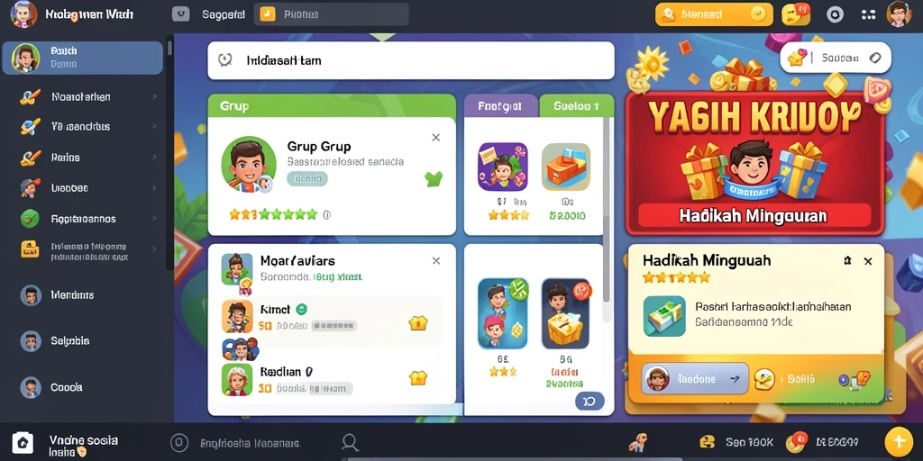 Screenshot menunjukkan grafis yang menawan dari gameplay.
