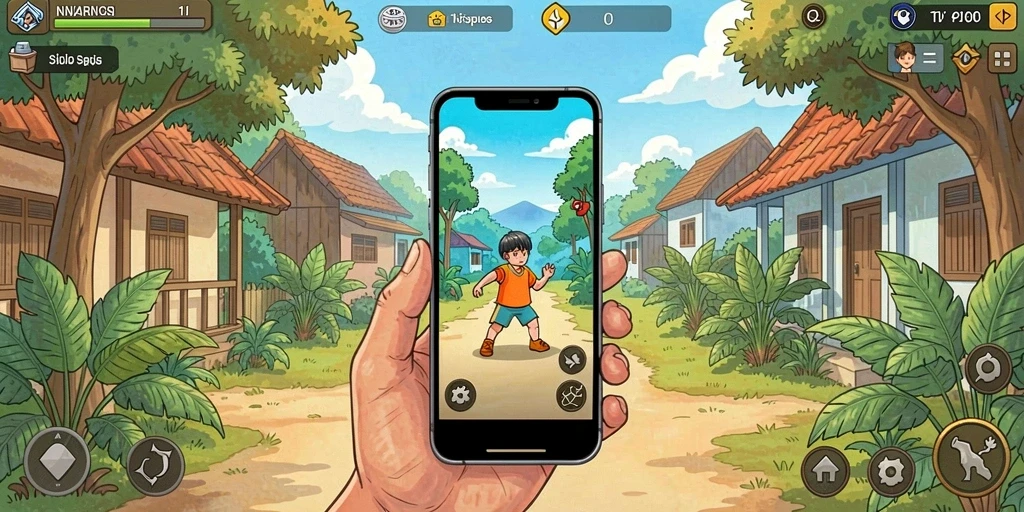Tampilan utama dengan berbagai pilihan permainan slot.
