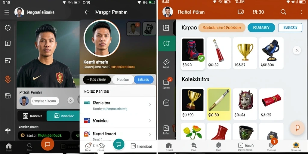 Tampilan menarik dengan tema slot yang variatif.
