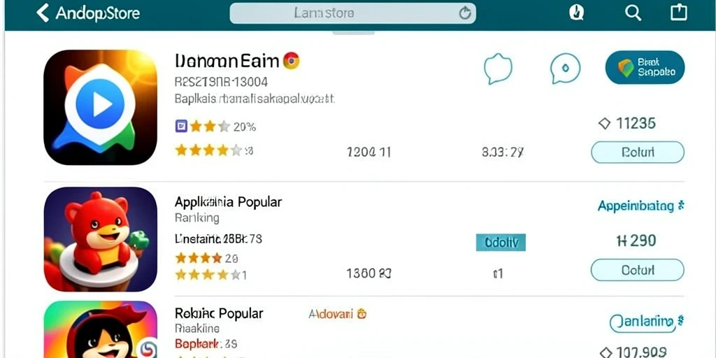 Tampilan awal aplikasi VC55 yang menarik.