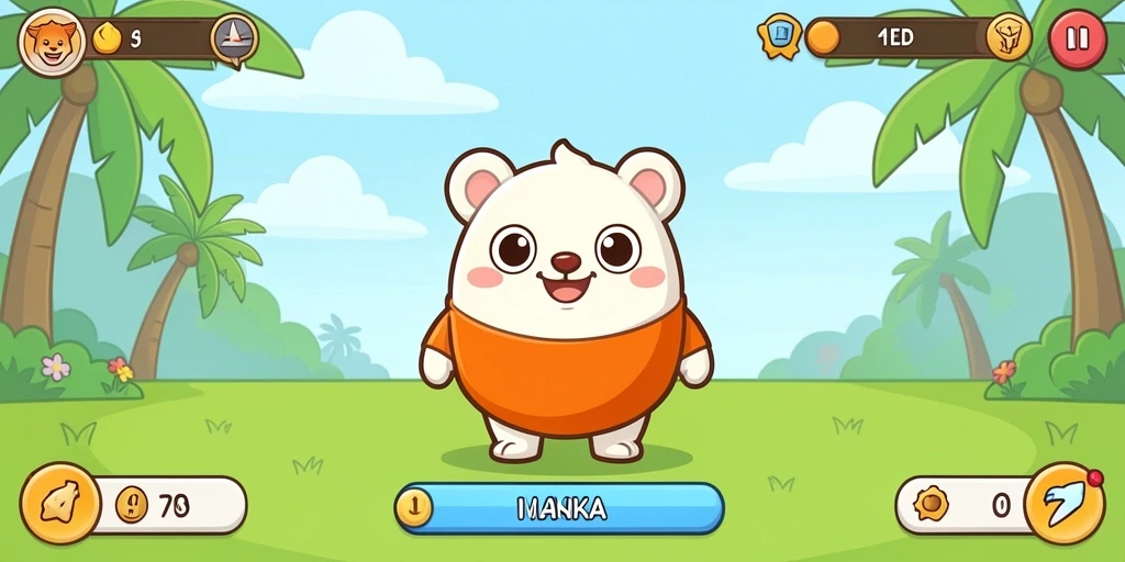 Screenshot aplikasi WINBOSS dengan tema slot yang berwarna-warni.